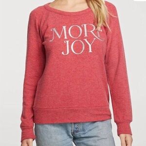 Chaser More Joy Christmas Sweatshirt